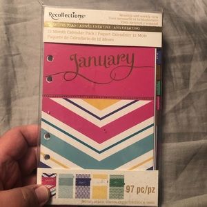 Recollections creative year 12 month calendar pack